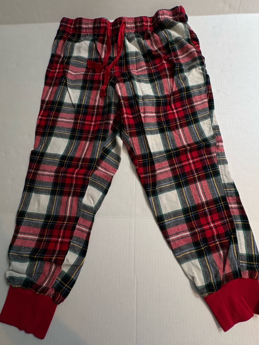 Old Navy Red Plaid women’s Medium Pajama Bottoms